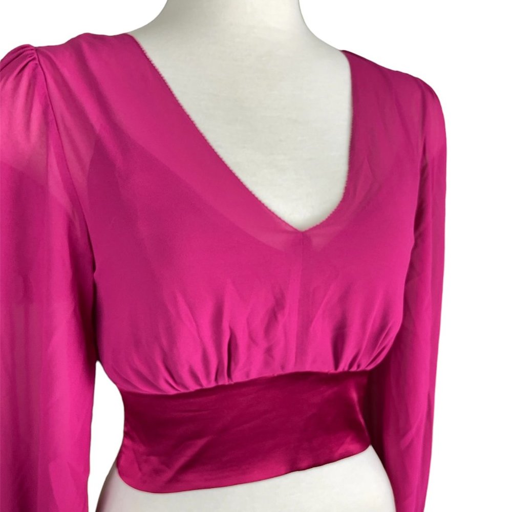 NWT cropped v-neck blouse | various sizes